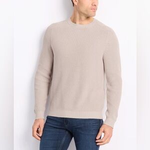 NWT Grayers XL 100% Cotton Shaker Stitch Crewneck Sweater